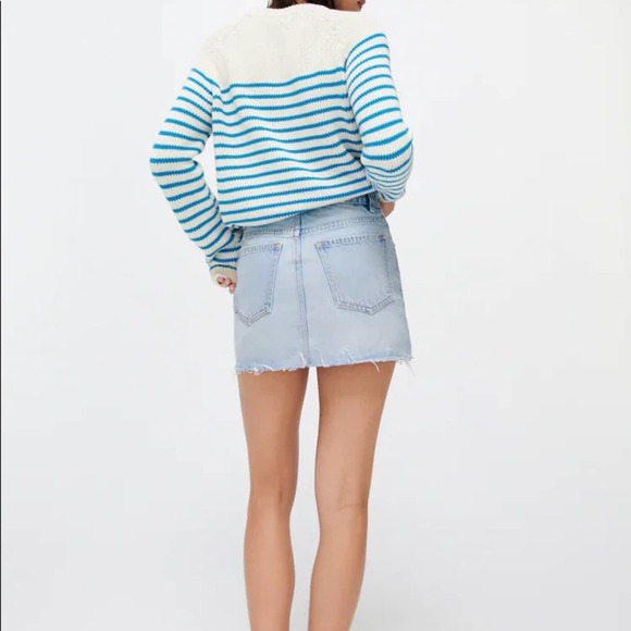 Zara ASYMMETRIC DENIM SKIRT - Picture 5 of 8